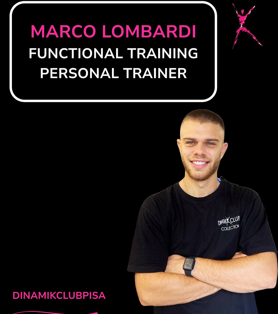 Marco Lombardi, personal trainer e istruttore di functional training al Dinamikclub di Pisa