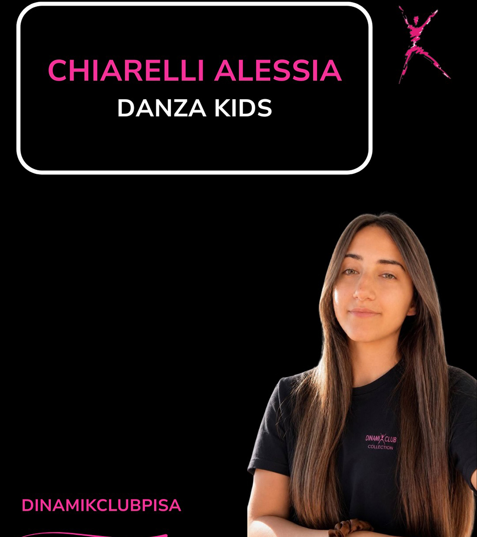 Alessia Chiarelli, istruttrice di danza kids e corsi di danza per bambini al Dinamikclub di Pisa