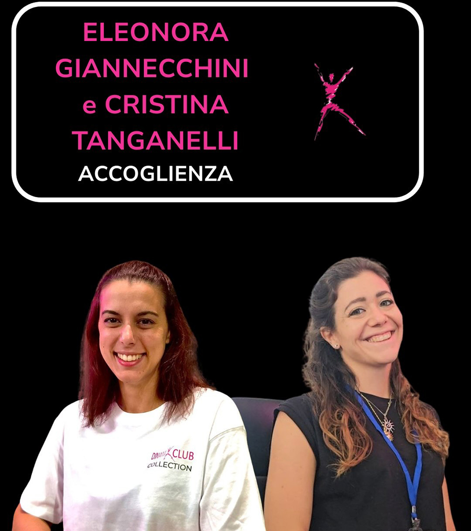 Eleonora Giannecchini e Cristina Tanganelli, addette all'accoglienza del Dinamikclub di Pisa