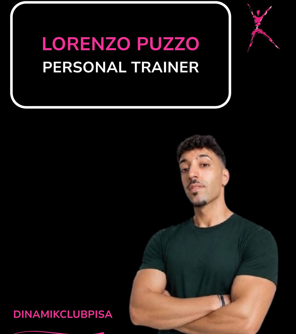 Lorenzo Puzzo, personal trainer al Dinamikclub di Pisa