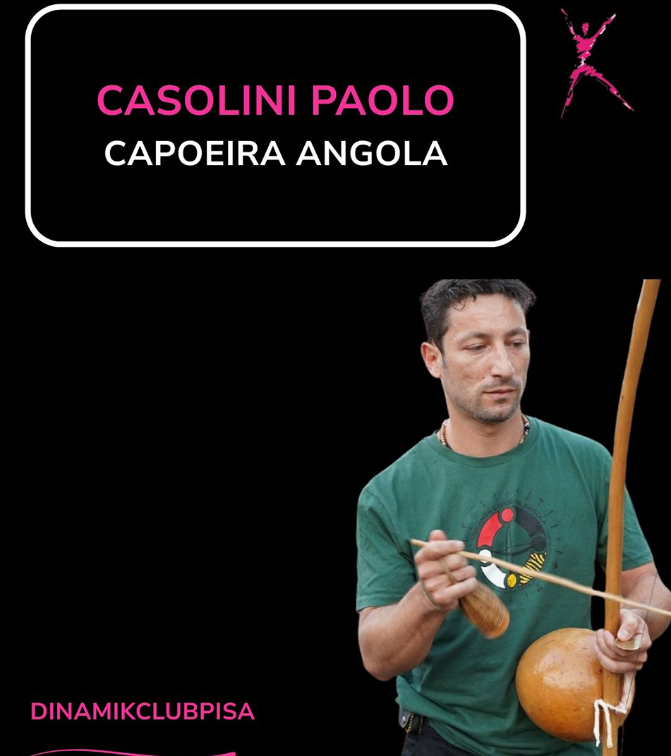 Paolo Casolini, istruttore di Capoeira Angola al Dinamikclub di Pisa